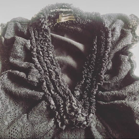 RINASCIMENTO Blacktop Layered Sheer sleeveless XS - Picture 3 of 8